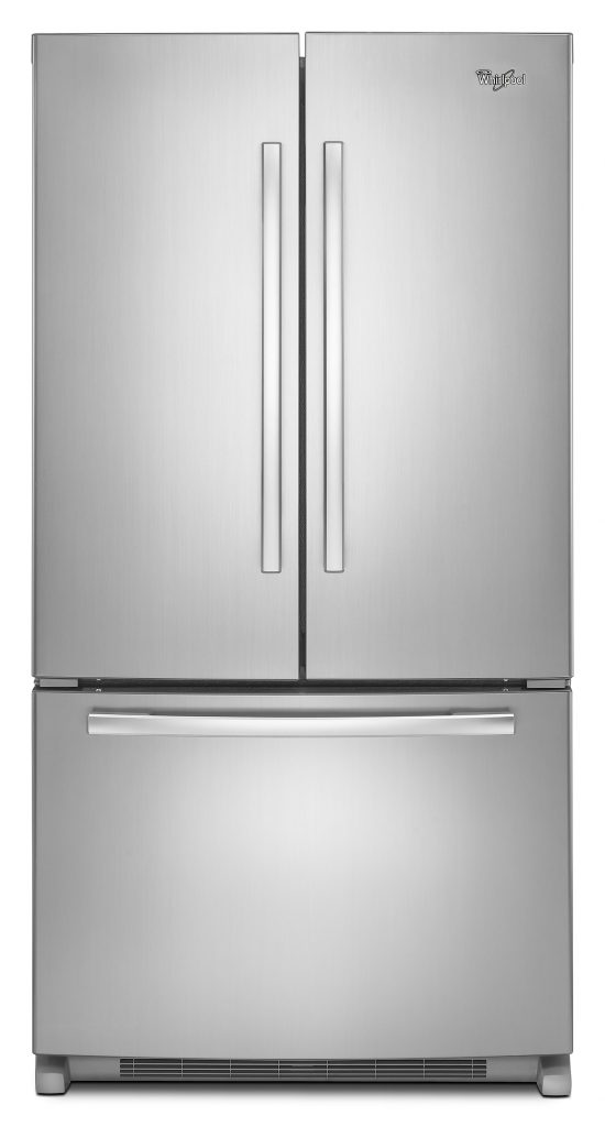 Refrigerator Whirlpool side by side stainless steel 22 ft WD2620S