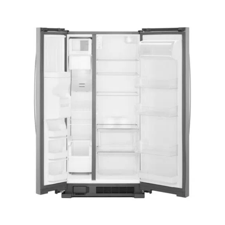 Refrigerator Whirlpool side by side stainless steel 22 ft WD2620S