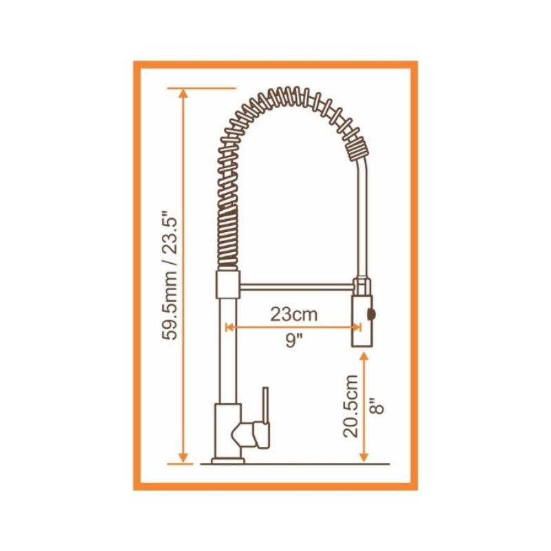 TB-1110HFT - faucet - monomando - strainer sink - el tio sam puerto vallarta - fregadero - contracanasta