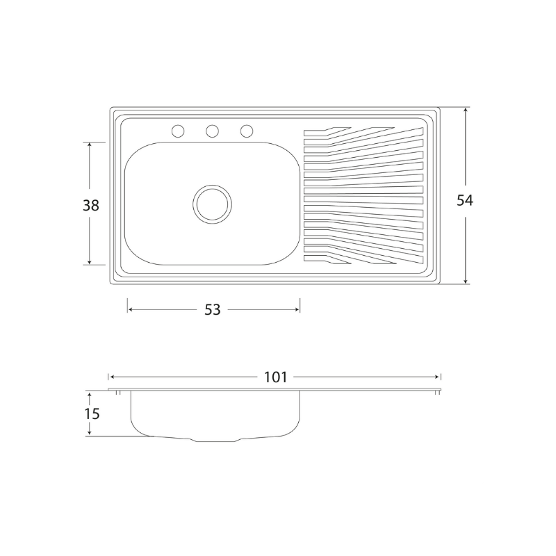 K-202 - SINK EMPOTREBLE - SINK - TARJA - ACERO INOXIDABLE - EL TIO SAM PUERTO VALLARTA - ACERO - APPLIANCES-2