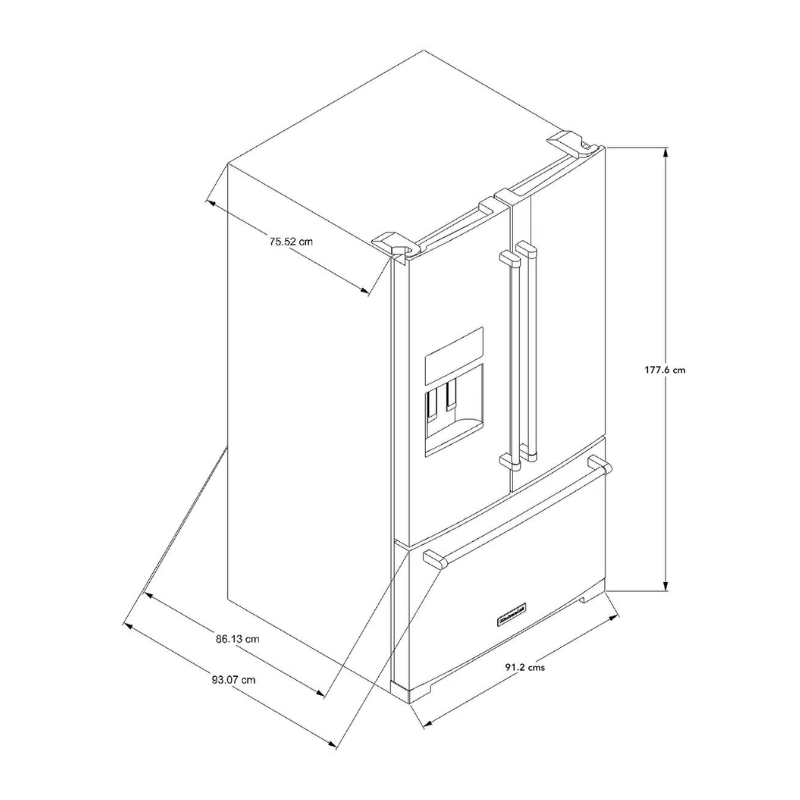KRFF577KPS - REFRIGERADOR - REFRIGERATOR - motor - induction - induccion - parrilla - gas grill - cooktop - parrilla a gas - el tio sam Puerto Vallarta - kitchen aid-4