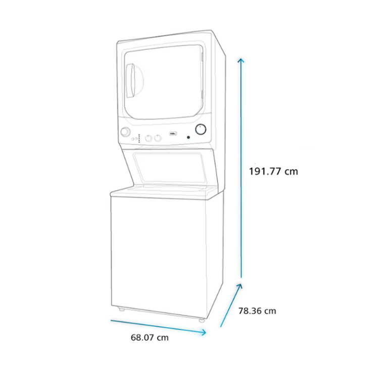 Laundry center electric front load 24 kg MABE MCL2440ESDG0 El Tio