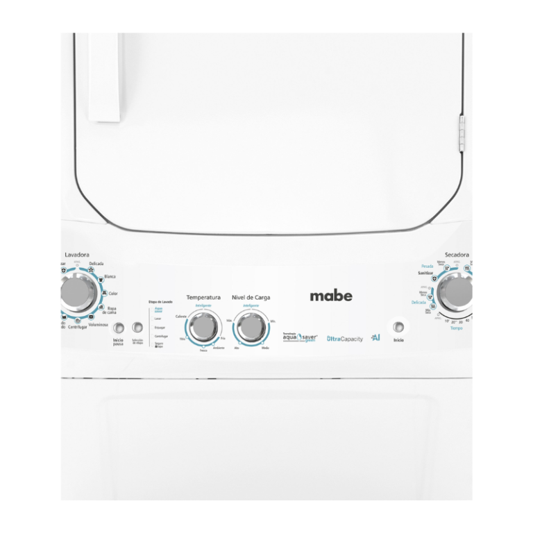 Laundry center Gas front load 24 kg MABE MCL2440PSBB0 El Tio Sam