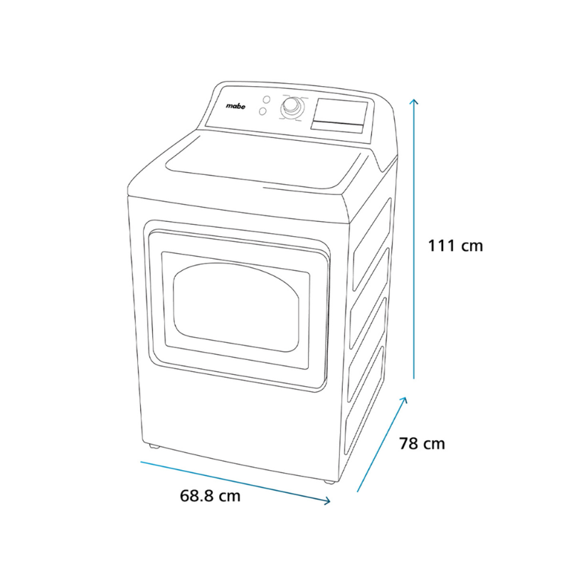 DMG17R8MSDAB2 - MABE - CENTRO DE LAVADO - LAVADORA - SECADORA - LAVA VAJILLAS - PANEL - micro campana - microondas - campana - teka - refrigerador - refrigerator - empotrable - acero inoxidabl-3