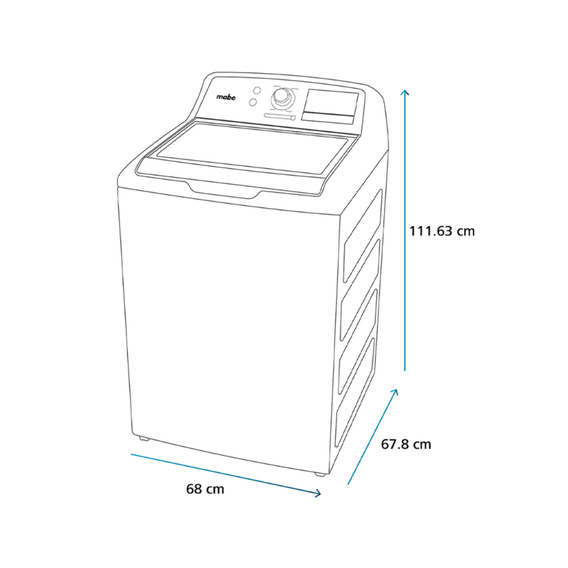 LMH72211WDAB0 - MABE - CENTRO DE LAVADO - LAVADORA - SECADORA - LAVA VAJILLAS - PANEL - micro campana - microondas - campana - teka - refrigerador - refrigerator - empotrable - acero inoxidabl-3