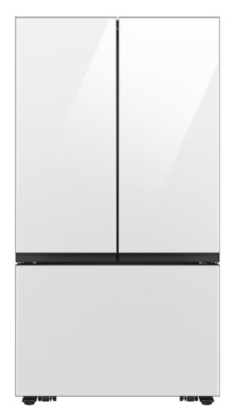 Refrigerador Bespoke French Door 32 pies cúbicos, Centro de bebidas, Blanco