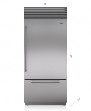 Refrigerador WD2620S 22 pies cúbicos Side by Side 2 puertas Gris