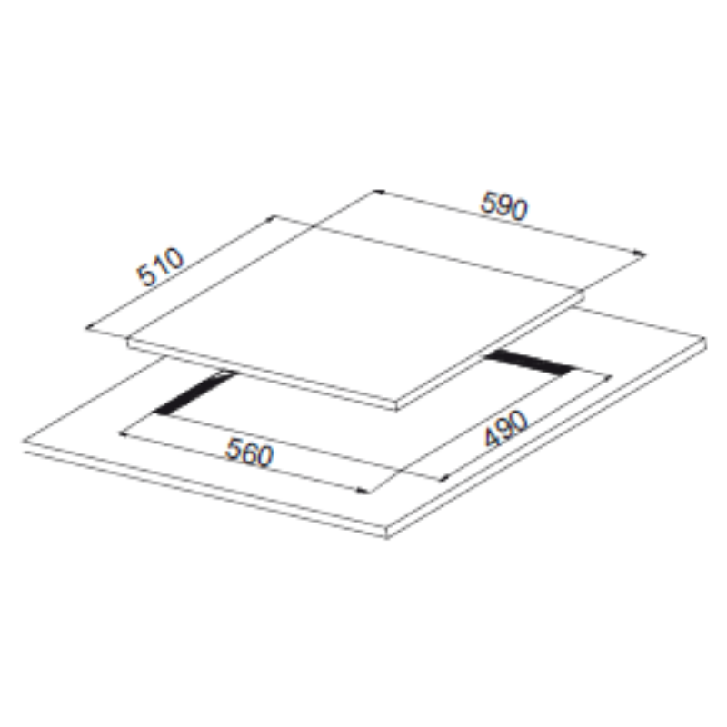 TFS604F.X - cooktop - stainless steel - burners - tecnolam - parrilla - empotrable - quemadores (1)