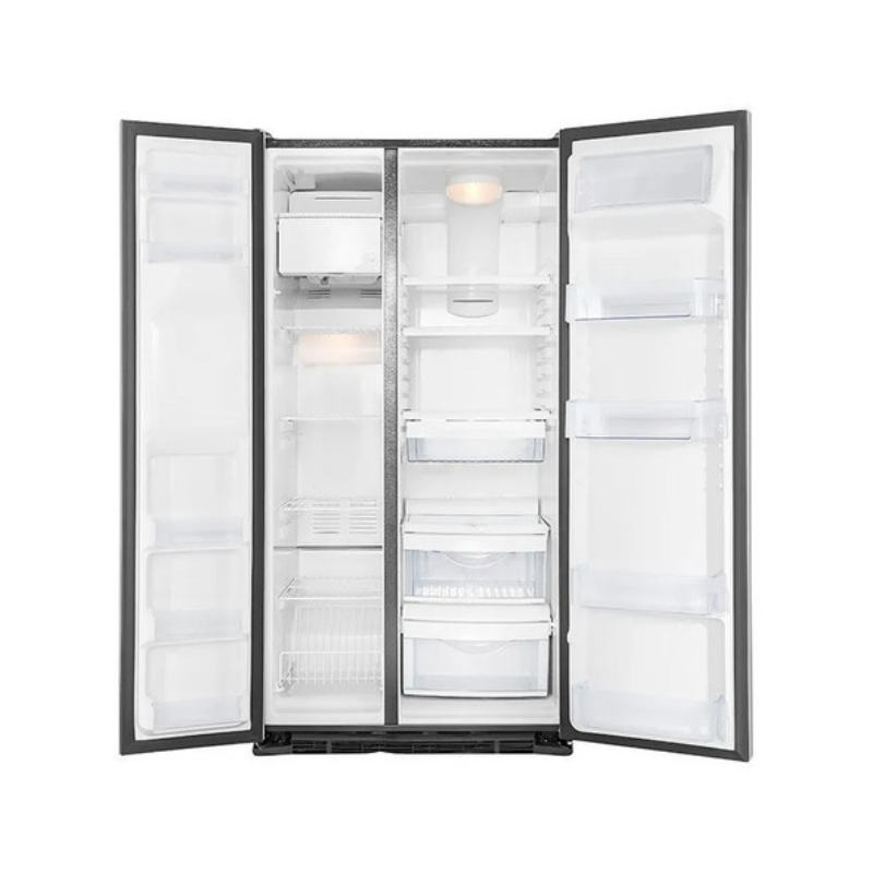 Refrigerador Grande De Doble Ala Con Revestimiento Metálico