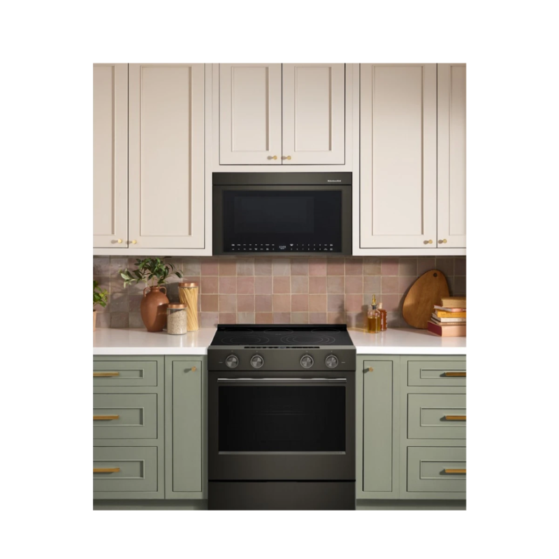 Estufa Eléctrica 30″ 5 Quemadores Horno 5.3 p³ Acero Inoxidable Negro KSES530SBE KitchenAid 4