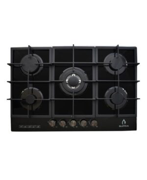 Parrilla a Gas 76 cm – Cristal Negro - Supra Piacere Glass – El Tío Sam Puerto Vallarta
