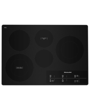 Parrilla Eléctrica Vitrocerámica 30" – 5 Quemadores con Control Táctil y Marco de Acero KCES950KSS - KitchenAid- Electric cooktop - El Tio Sam Puerto Vallarta