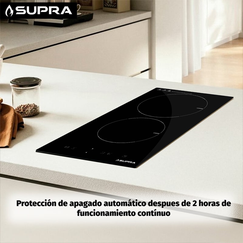 Parrilla Eléctrica Vitrocerámica 2 Quemadores 220V – Supra – VITRO2 – El Tío Sam Puerto Vallarta - Imagen 2