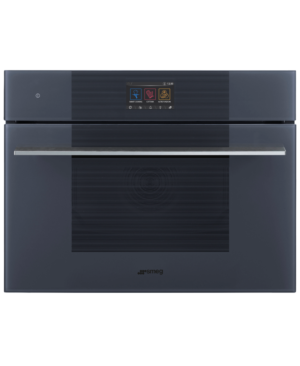 Horno con Microondas 60 × 45 cm Gris Neptune – SMEG – SO4104M2PG – El Tío Sam Puerto Vallarta