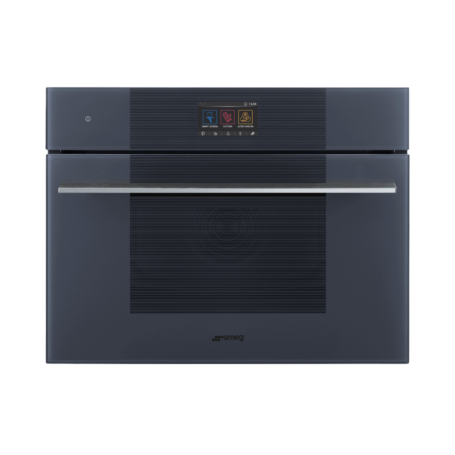 Horno con Microondas 60 × 45 cm Gris Neptune – SMEG – SO4104M2PG – El Tío Sam Puerto Vallarta