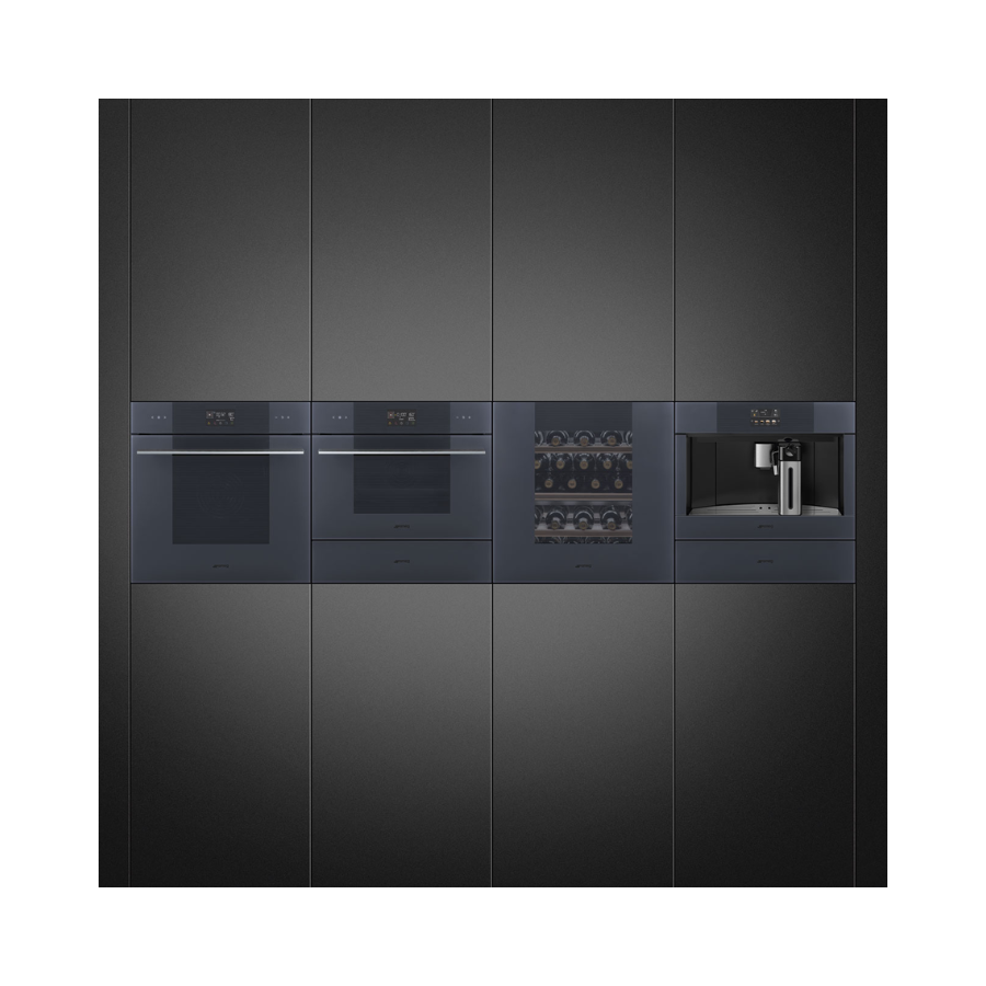 Cafetera Empotrable 60 x 45 cm Gris Neptune – SMEG – CMS4104G – El Tío Sam Puerto Vallarta - Imagen 5