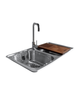 Paquete de Tarja de Empotrar con Mezcladora y Accesorios – KELE GO 1 – KDT3319 – El Tío Sam Puerto Vallarta