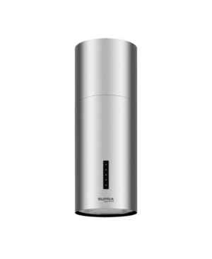 Campana Extractora Cilíndrica de Isla 40 cm – SUPRA Signature – TOSCANA SILVER – El Tío Sam Puerto Vallarta