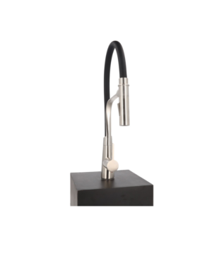 Mezcladora Monomando de Cuello Alto Negro con Manguera Flexible – KELE – KSS2202 – El Tío Sam Puerto Vallarta