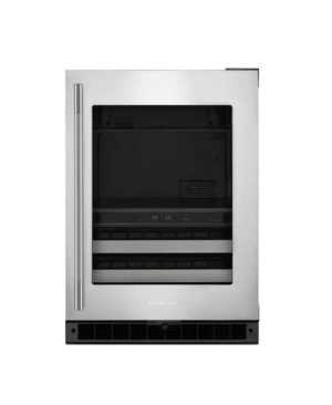 Centro de Bebidas Empotrable 24" con Puerta de Vidrio – KitchenAid – KUBR524SSB – El Tío Sam Puerto Vallarta