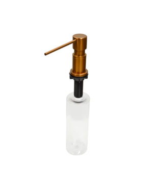 Dosificador de Jabón Líquido Rose Gold con Botella Plástica – KELE – KSS0021-RG – El Tío Sam Puerto Vallarta