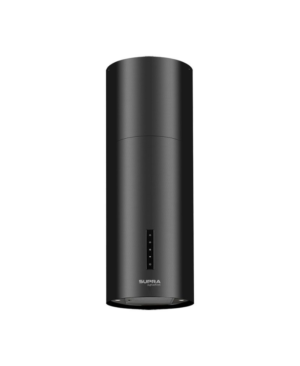 Campana Extractora Cilíndrica de Isla 39 cm – SUPRA Signature – TOSCANA BLACK – El Tío Sam Puerto Vallarta